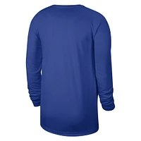 Unisex Nike Royal Philadelphia 76ers 2023/24 Legend On-Court Practice Long Sleeve T-Shirt