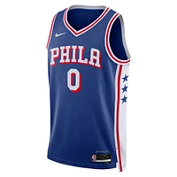 Unisex Nike Tyrese Maxey Royal Philadelphia 76ers Swingman Jersey - Icon Edition