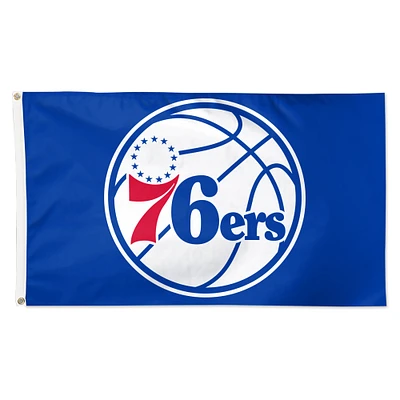 WinCraft Philadelphie 76ers 3' x 5' Drapeau simple face avec logo principal
