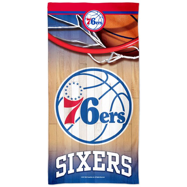 WinCraft Philadelphia 76ers 60'' x 30'' Spectra - Serviette de plage