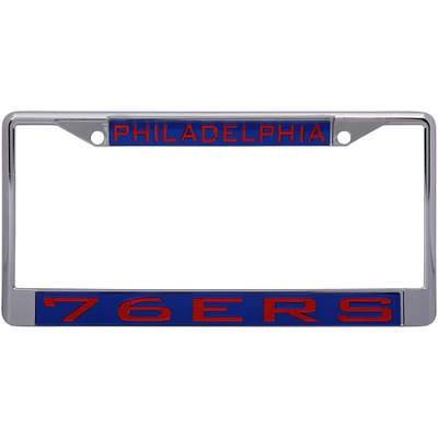 WinCraft Philadelphia 76ers Cadre de plaque d'immatriculation en métal incrusté au laser