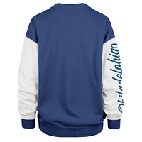 Women's '47 Royal Philadelphia 76ers Plus Oversized Rise Andie Pullover Sweatshirt