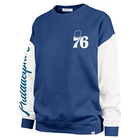 Sweat-shirt oversize '47 Royal Philadelphia 76ers Rise Andie pour femme