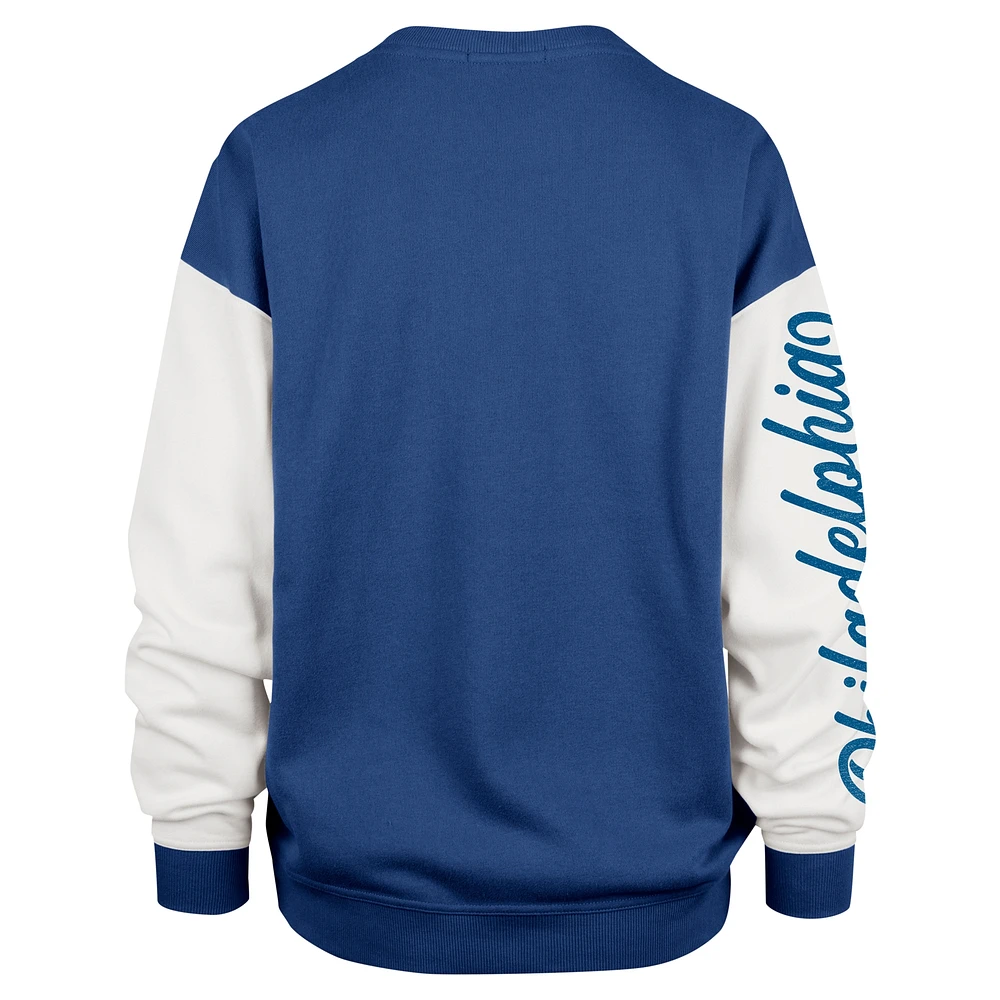 Sweat-shirt oversize '47 Royal Philadelphia 76ers Rise Andie pour femme