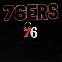 Women's Concepts Sport Black Philadelphia 76ers Intermission T-Shirt & Shorts Sleep Set