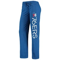 Concepts Sport Royal/Rouge Philadelphia 76ers Ensemble de nuit avec débardeur et pantalon