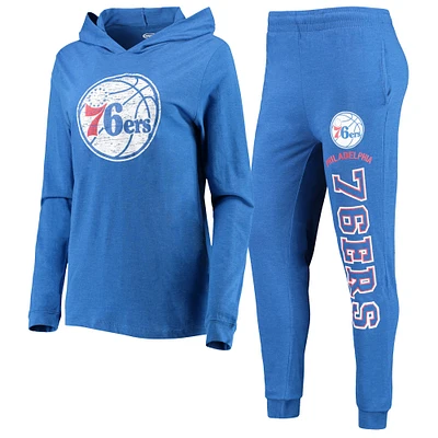 Concepts Sport Royal Philadelphia 76ers Sweat à capuche et pantalon pour femme