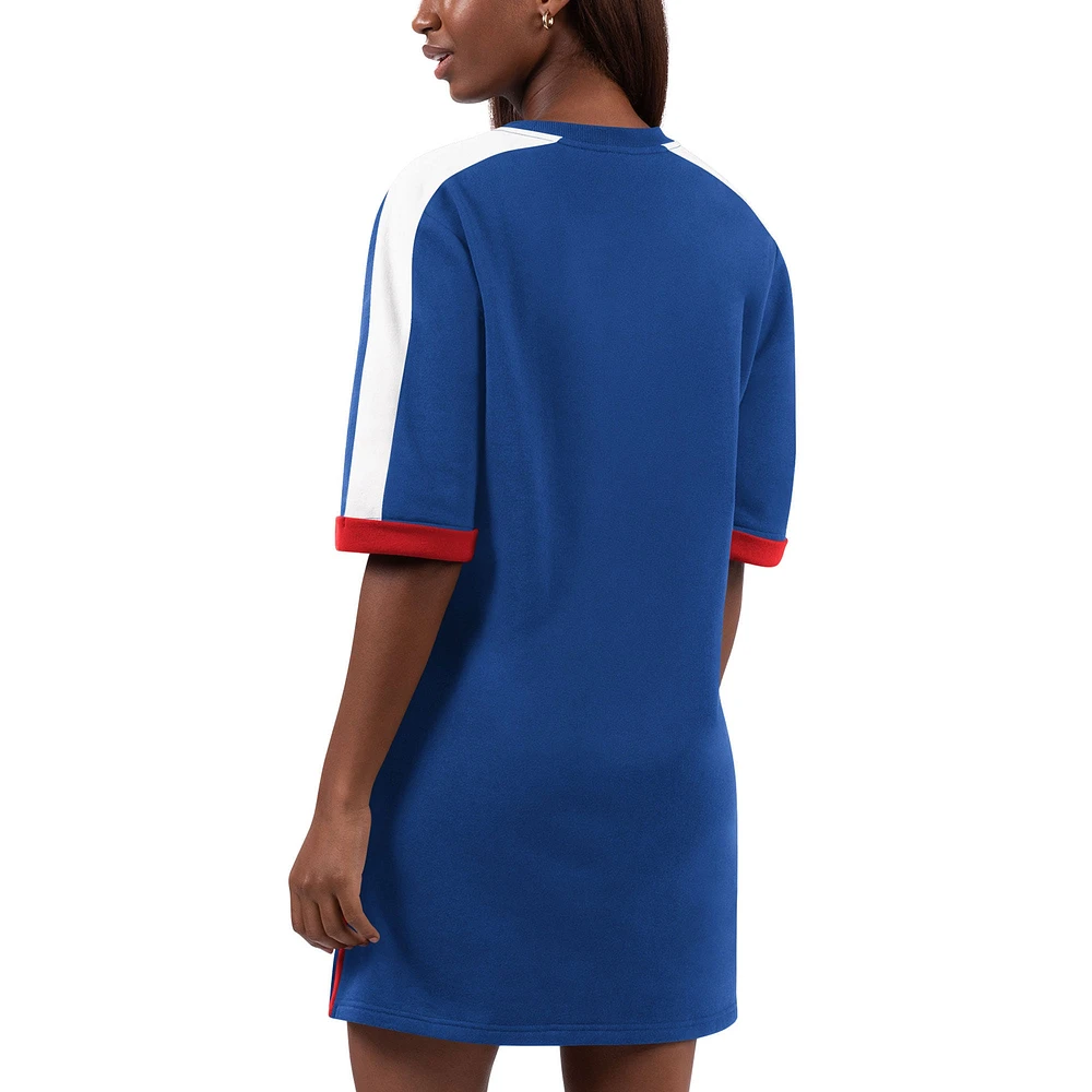 Women's G-III 4Her by Carl Banks Royal Philadelphia 76ers Flag Sneaker Dress