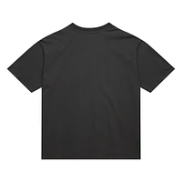 Women's Mitchell & Ness Charcoal Philadelphia 76ers Hardwood Classics Oversized Boyfriend T-Shirt
