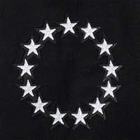 Women's Pro Standard Black Philadelphia 76ers Jewels Boxy Cropped T-Shirt