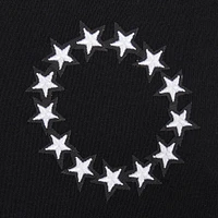 Women's Pro Standard Black Philadelphia 76ers Jewels Cropped Pullover Hoodie