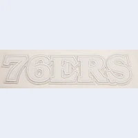 T-shirt court neutre Pro Standard Philadelphia 76ers crème pour femme