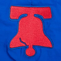 Veste courte à demi-zip tissée coupe-vent classique Pro Standard Royal Philadelphia 76ers pour femme