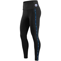 Women's WEAR by Erin Andrews Black Philadelphia 76ers Athletic Stretch Leggings