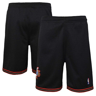 Mitchell & Ness Short de Swingman Philadelphia 76ers Hardwood Classics noir pour jeune