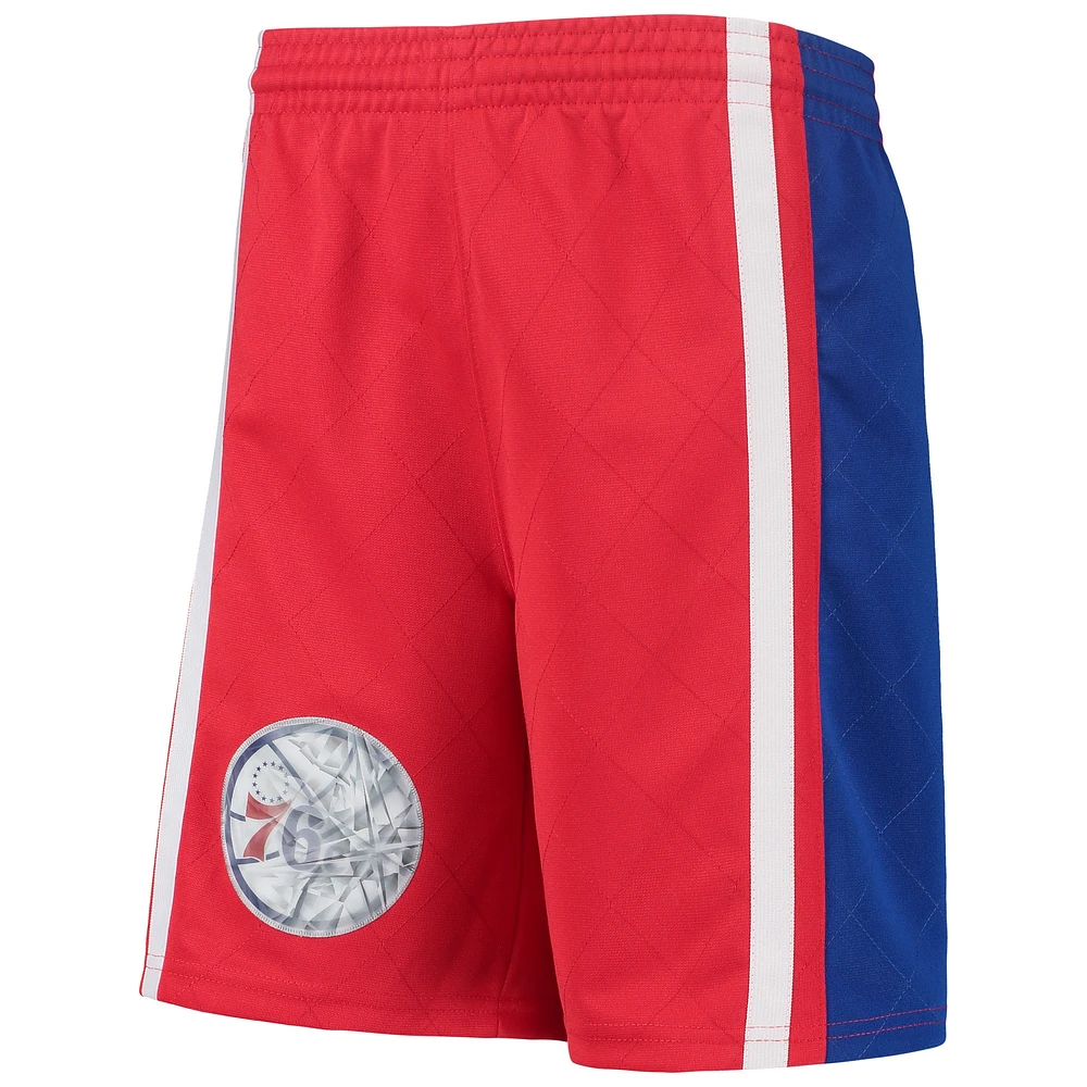 Youth Mitchell & Ness Red Philadelphia 76ers 1996 Hardwood Classics 75th Anniversary Swingman Shorts