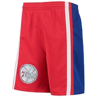 Youth Mitchell & Ness Red Philadelphia 76ers 1996 Hardwood Classics 75th Anniversary Swingman Shorts