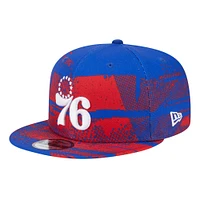 Youth New Era  Royal Philadelphia 76ers Tip-Off 9FIFTY Snapback Hat