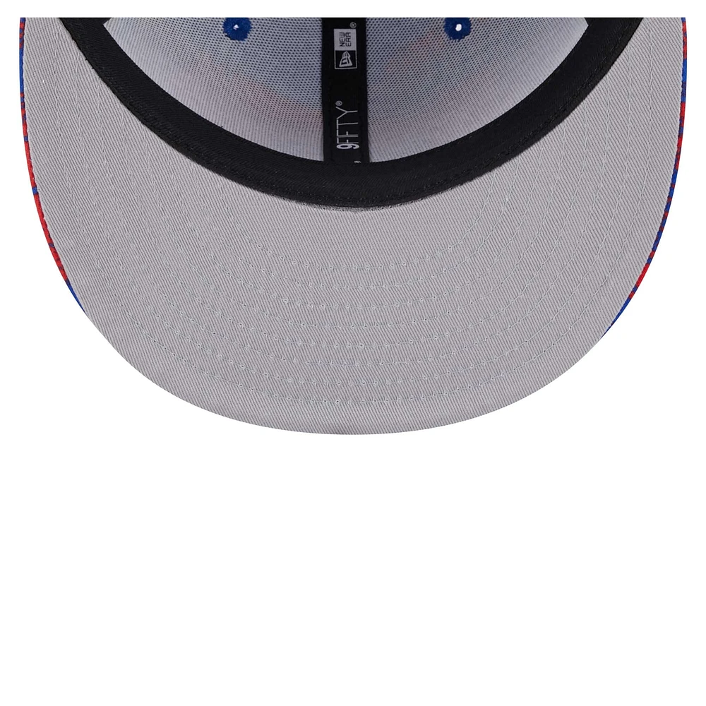 Youth New Era  Royal Philadelphia 76ers Tip-Off 9FIFTY Snapback Hat