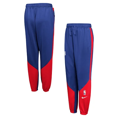 Pantalon Nike Royal Philadelphia 76ers Authentic Showtime 2024/25 pour jeune
