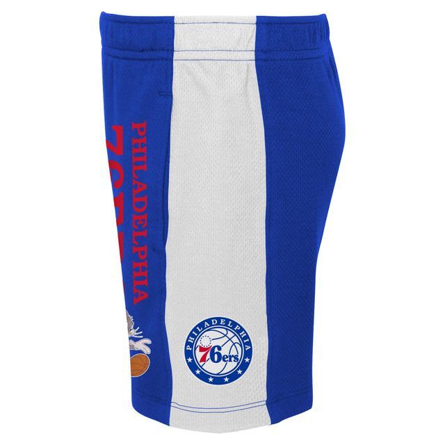 Short en maille Slam Dunk Space Jam 2 des Royal Philadelphia 76ers pour jeunes