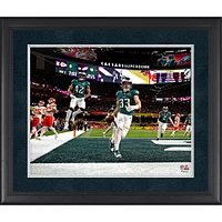 Cooper DeJean Philadelphia Eagles Super Bowl LIX Champions Framed 16" x 20" Pick Six vs. Kansas City Chiefs Photograph