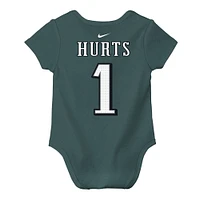Infant Nike Jalen Hurts Midnight Green Philadelphia Eagles  Player Name & Number Bodysuit
