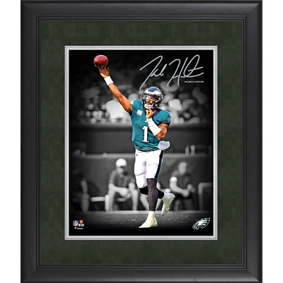 Photographie encadrée de 11"x 14" de Jalen Hurts Philadelphia Eagles