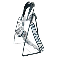 Loungefly Philadelphia Eagles Clear Convertible Backpack & Tote Bag