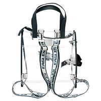 Loungefly Philadelphia Eagles Clear Convertible Backpack & Tote Bag