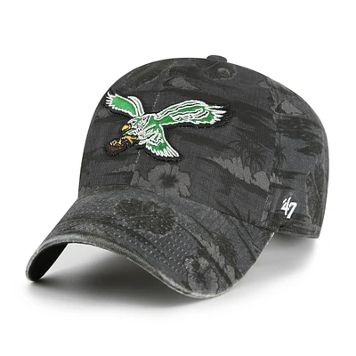 Casquette ajustable noire Philadelphia Eagles Fiji Clean Up '47 pour homme