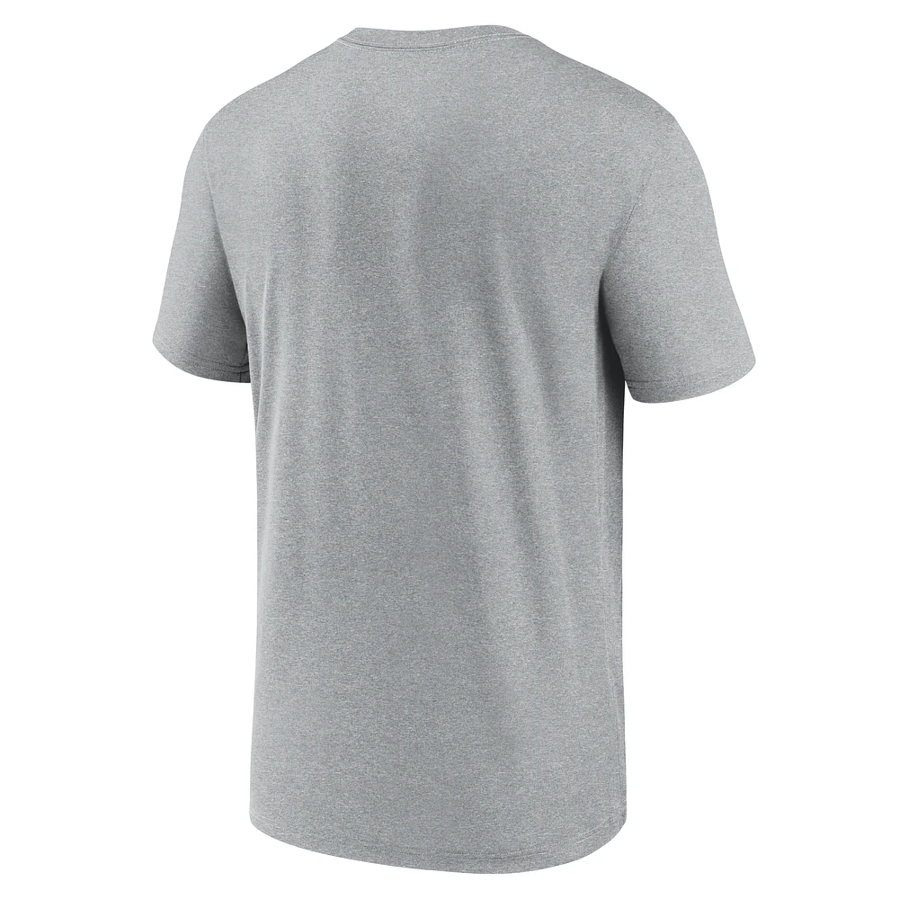 Men's Nike  Heather Gray Philadelphia Eagles Hometown Legend Performance T-Shirt