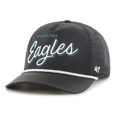 Casquette réglable Fairway Hitch brrr '47 noire des Eagles de Philadelphie pour hommes
