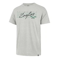 Men's '47 Gray Philadelphia Eagles Downburst Franklin T-Shirt