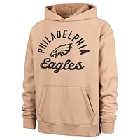 Sweat à capuche Dusted Bowline River pour homme '47 Khaki Philadelphia Eagles
