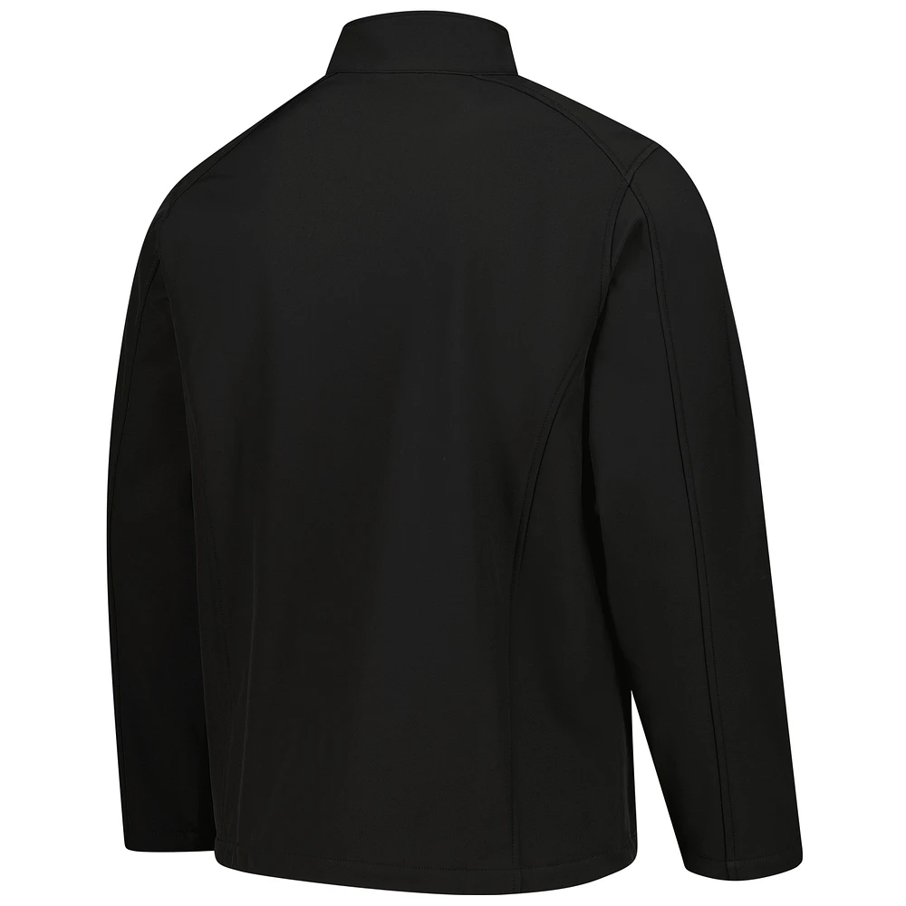 Men's Dunbrooke Black Philadelphia Eagles Sonoma Softshell Full-Zip Jacket