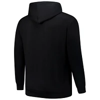 Men's Fanatics  Black Philadelphia Eagles Big & Tall Full-Zip Hoodie