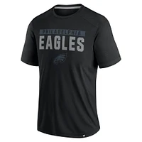 Men's Fanatics Black Philadelphia Eagles Blackout Defender T-Shirt