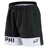 Men's Fanatics Black Philadelphia Eagles Elements Shorts