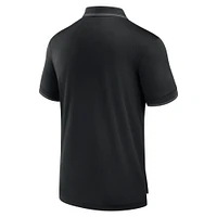 Men's Fanatics Black Philadelphia Eagles Front Office Pique Polo