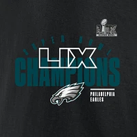 Men's Fanatics Black Philadelphia Eagles Super Bowl LIX Champions Legacy Iconic Victory T-Shirt