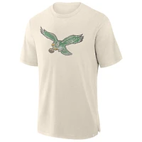 Men's Fanatics  Cream Philadelphia Eagles Slub T-Shirt