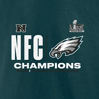 Men's Fanatics  Midnight Green Philadelphia Eagles 2024 NFC Champions Big & Tall Hail Mary T-Shirt
