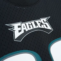 Men's Mitchell & Ness Brian Dawkins Black Philadelphia Eagles Retired Player Name Number Mesh Top