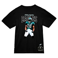 Men's Mitchell & Ness Brian Dawkins Black Philadelphia Eagles Sideline Retired Player T-Shirt