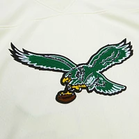 Men's Mitchell & Ness Randall Cunningham Cream Philadelphia Eagles Chainstitch Legacy Jersey