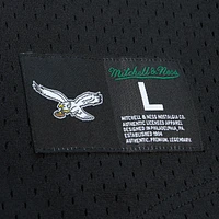 Men's Mitchell & Ness Reggie White Black Philadelphia Eagles Retired Player Name Number Mesh Top