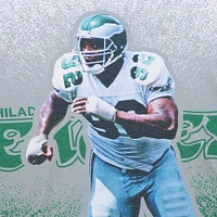 Men's Mitchell & Ness Reggie White Gray Philadelphia Eagles Burst Retired Player T-Shirt