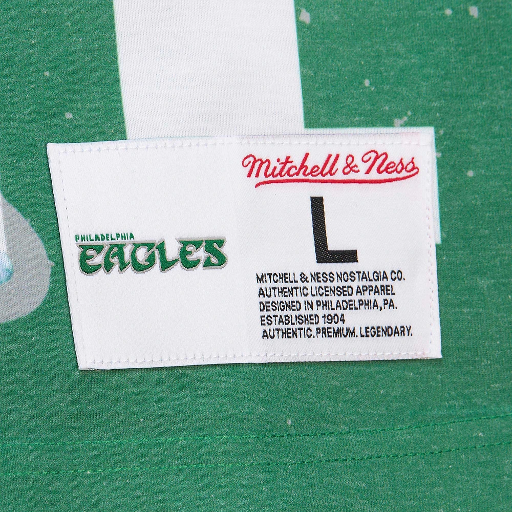 Men's Mitchell & Ness Reggie White Gray Philadelphia Eagles Burst Retired Player T-Shirt