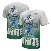 Men's Mitchell & Ness Reggie White Gray Philadelphia Eagles Burst Retired Player T-Shirt